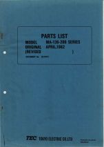 MA-136-200 parts